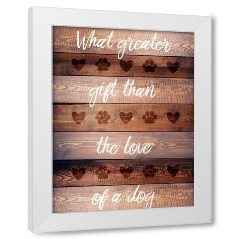 Furry Life 2 White Modern Wood Framed Art Print by Prime, Marcus