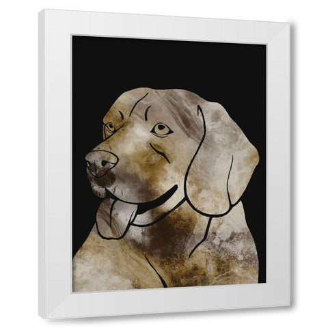 Doggy Wonders 1 White Modern Wood Framed Art Print by Prime, Marcus