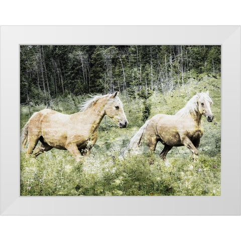 Free Spirits 2 White Modern Wood Framed Art Print by Prime, Marcus