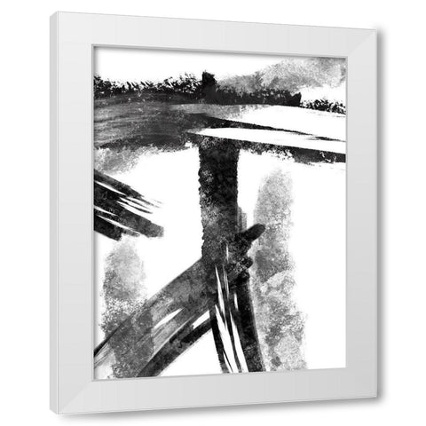 Striking Seams 1 White Modern Wood Framed Art Print by Prime, Marcus