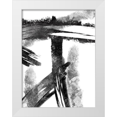Striking Seams 1 White Modern Wood Framed Art Print by Prime, Marcus
