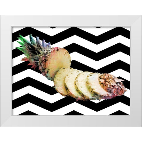 Pineapple Void 1 White Modern Wood Framed Art Print by Prime, Marcus