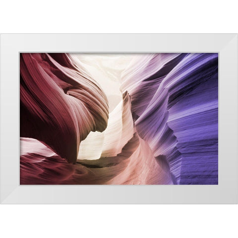 Stone Waves 1 White Modern Wood Framed Art Print by Prime, Marcus