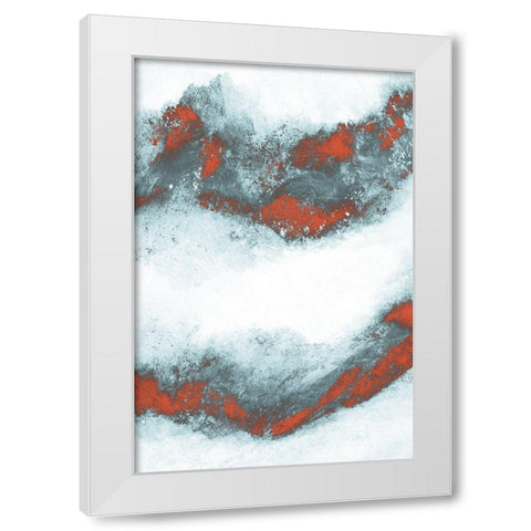 Autumn Waves 1 White Modern Wood Framed Art Print by Prime, Marcus