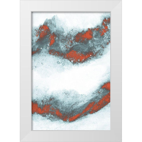 Autumn Waves 1 White Modern Wood Framed Art Print by Prime, Marcus