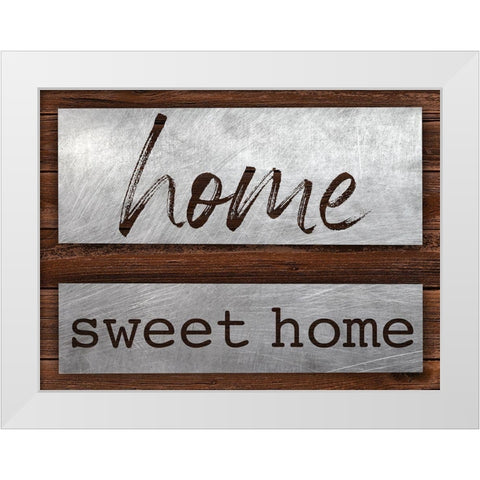 Sweet Home White Modern Wood Framed Art Print by Prime, Marcus