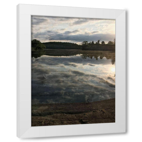 Peaceful Walk White Modern Wood Framed Art Print by Prime, Marcus