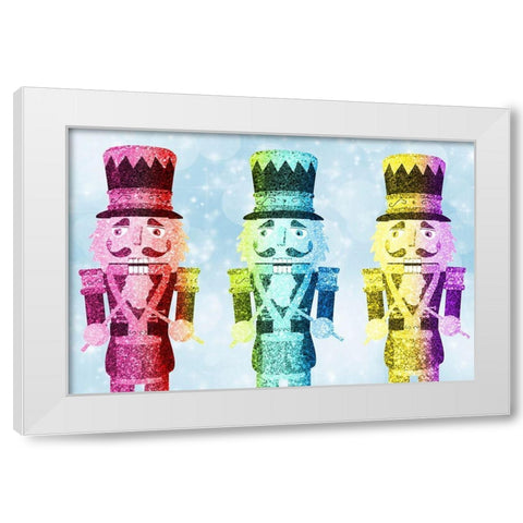 Nutcracker Glow 1 White Modern Wood Framed Art Print by Prime, Marcus