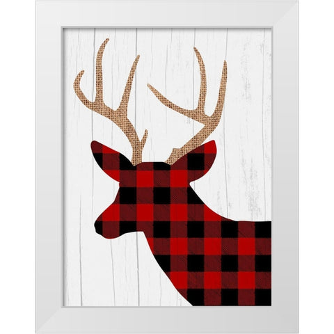 Lodge Friends 2 White Modern Wood Framed Art Print by Prime, Marcus