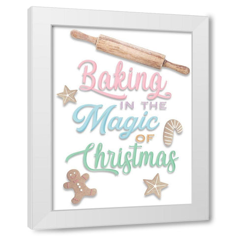 Baking The Magic 2 White Modern Wood Framed Art Print by Prime, Marcus