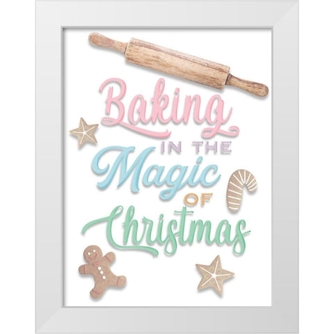 Baking The Magic 2 White Modern Wood Framed Art Print by Prime, Marcus