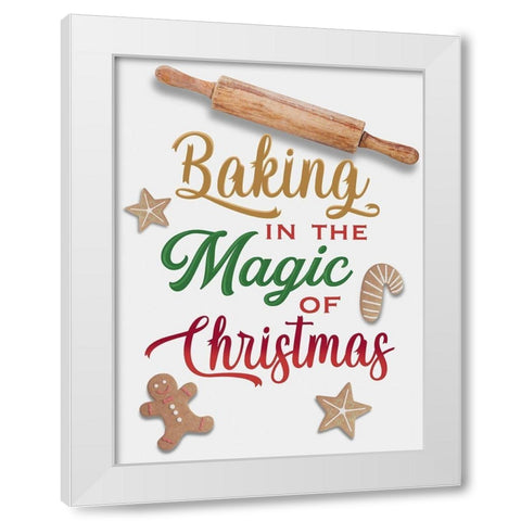 Baking The Magic White Modern Wood Framed Art Print by Prime, Marcus