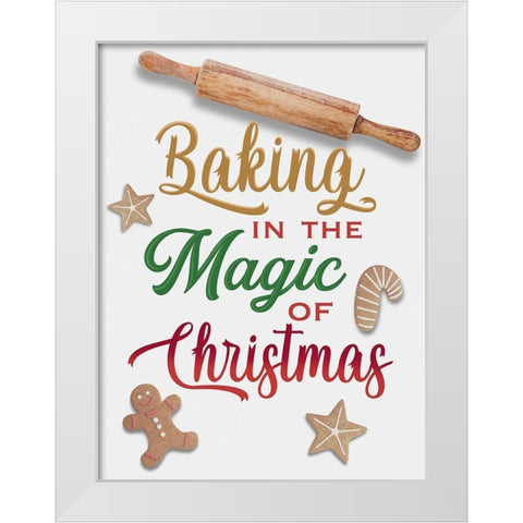 Baking The Magic White Modern Wood Framed Art Print by Prime, Marcus