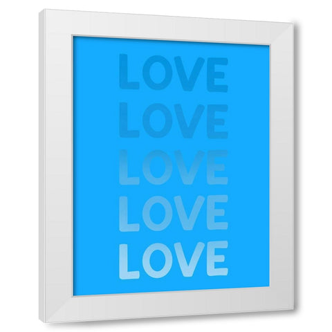 Radiant Words 1 White Modern Wood Framed Art Print by Prime, Marcus