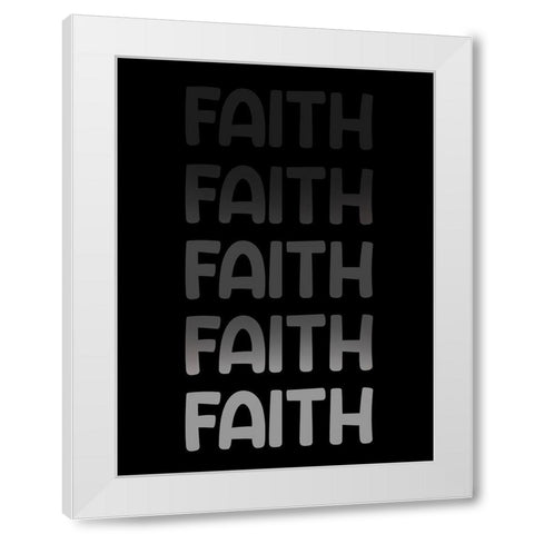 Radiant Words 7 White Modern Wood Framed Art Print by Prime, Marcus