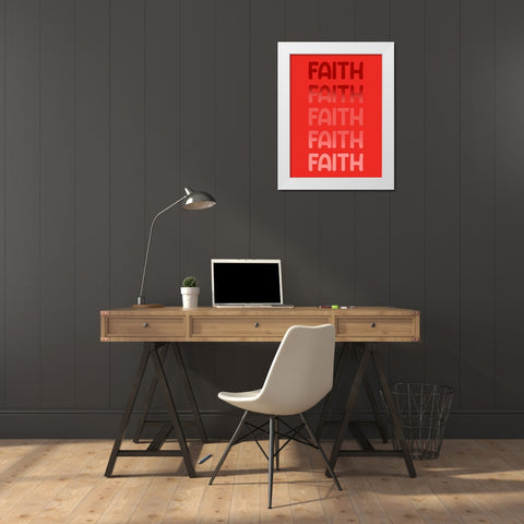 Radiant Words 2 White Modern Wood Framed Art Print by Prime, Marcus