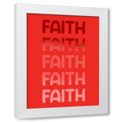 Radiant Words 2 White Modern Wood Framed Art Print by Prime, Marcus