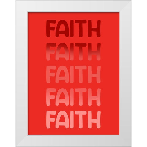 Radiant Words 2 White Modern Wood Framed Art Print by Prime, Marcus