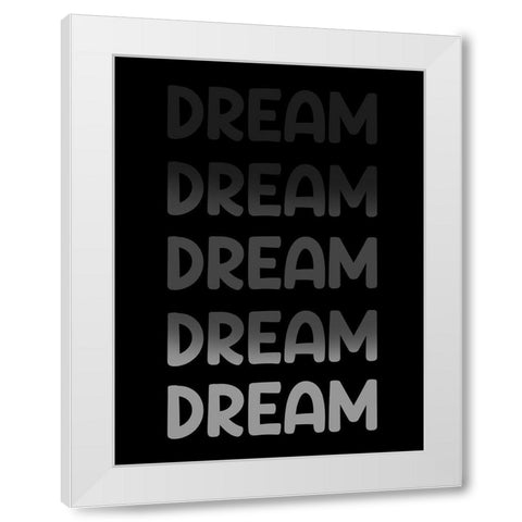 Radiant Words 3 White Modern Wood Framed Art Print by Prime, Marcus