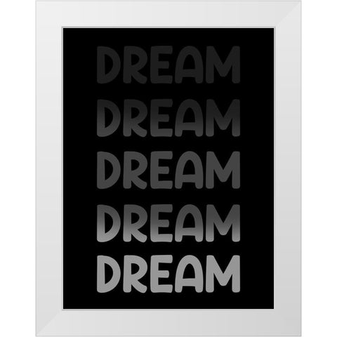 Radiant Words 3 White Modern Wood Framed Art Print by Prime, Marcus