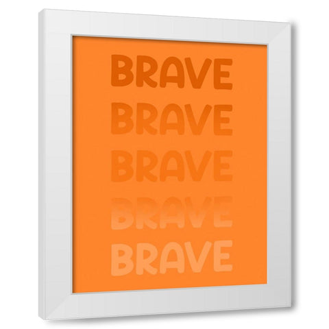 Radiant Words 6 White Modern Wood Framed Art Print by Prime, Marcus