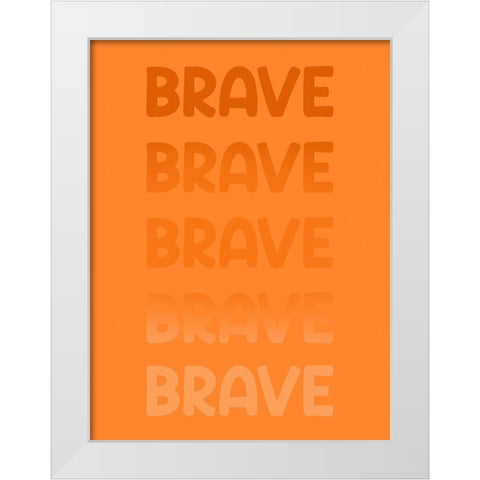 Radiant Words 6 White Modern Wood Framed Art Print by Prime, Marcus