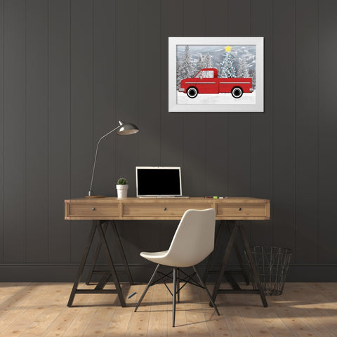 Holiday Fun White Modern Wood Framed Art Print by Prime, Marcus