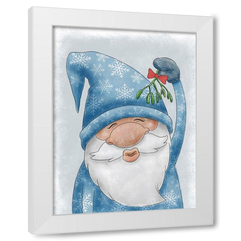 Merry Kisses 1 White Modern Wood Framed Art Print by Prime, Marcus