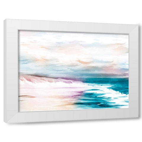 CMYK Beach 2 White Modern Wood Framed Art Print by Prime, Marcus