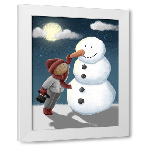Magical Friend 1 White Modern Wood Framed Art Print by Prime, Marcus