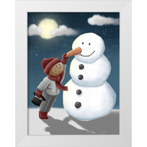 Magical Friend 1 White Modern Wood Framed Art Print by Prime, Marcus