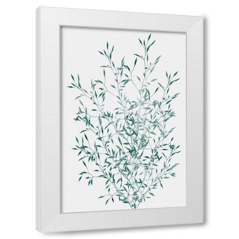 Misty Grass White Modern Wood Framed Art Print by Prime, Marcus