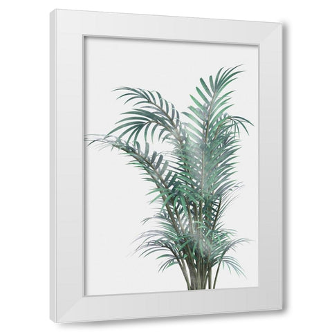 Misty Fern White Modern Wood Framed Art Print by Prime, Marcus