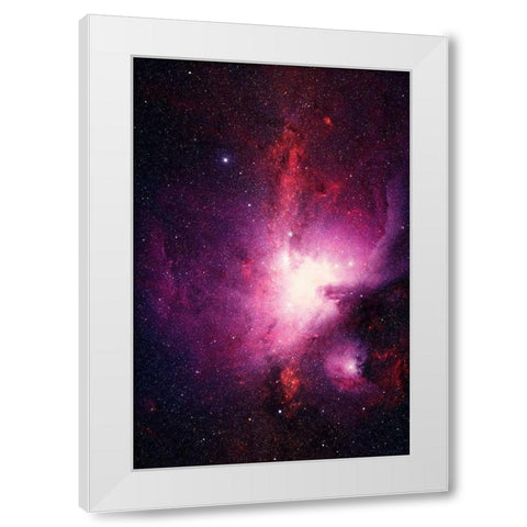 Orion Nebula White Modern Wood Framed Art Print by Prime, Marcus