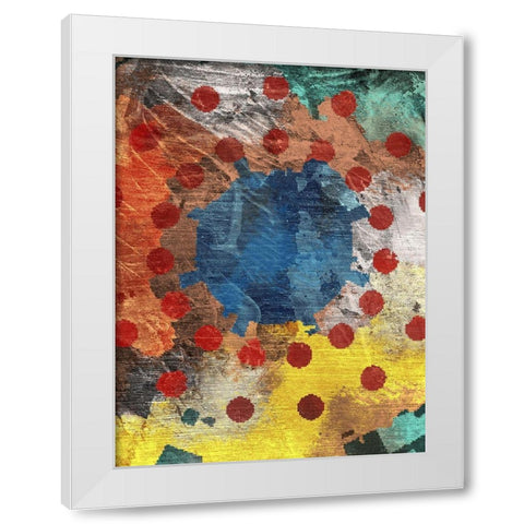 Conscious Disruption White Modern Wood Framed Art Print by Prime, Marcus