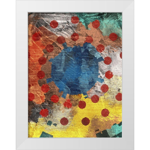 Conscious Disruption White Modern Wood Framed Art Print by Prime, Marcus
