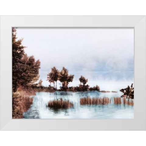 Brass Landscape 2 White Modern Wood Framed Art Print by Prime, Marcus