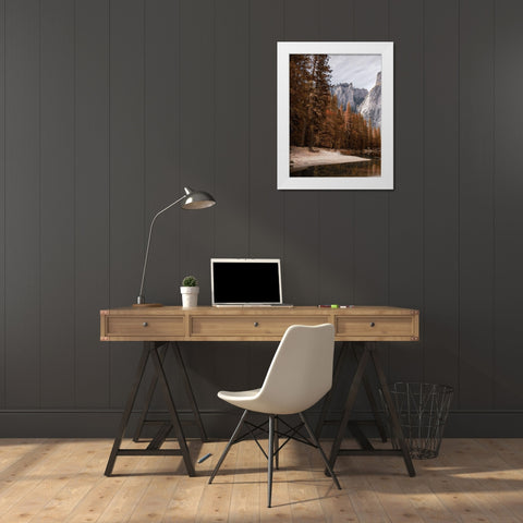 Relaxing Hike 1 White Modern Wood Framed Art Print by Prime, Marcus