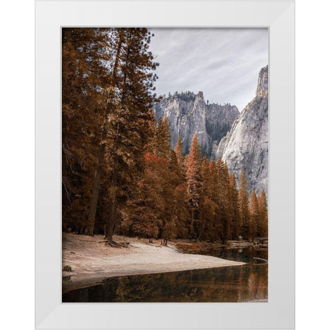 Relaxing Hike 1 White Modern Wood Framed Art Print by Prime, Marcus