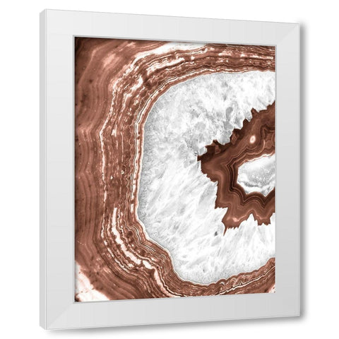 Autumn Aurora Geod White Modern Wood Framed Art Print by Prime, Marcus