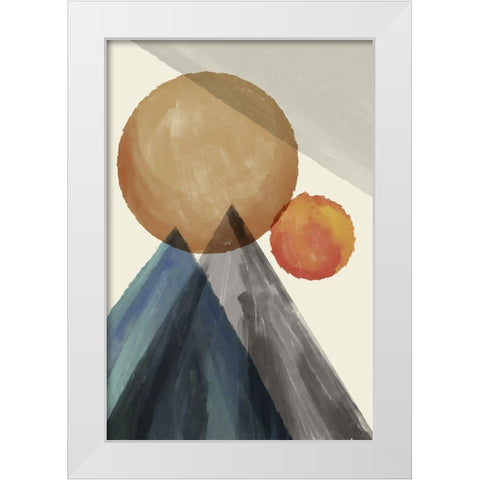 Other Worldly White Modern Wood Framed Art Print by Prime, Marcus