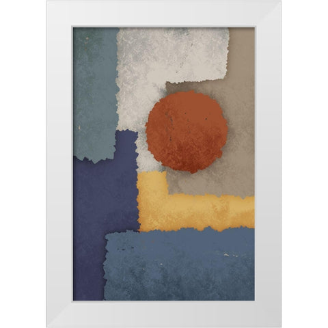 Abstract World White Modern Wood Framed Art Print by Prime, Marcus
