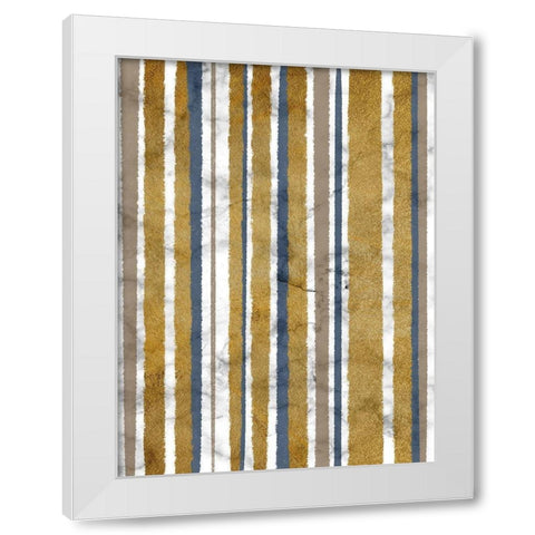 Marble Streaks White Modern Wood Framed Art Print by Prime, Marcus