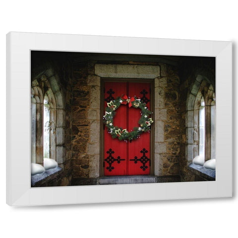 Welcoming Entry White Modern Wood Framed Art Print by Prime, Marcus