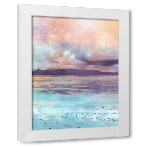 Coastal Sunset 3 White Modern Wood Framed Art Print by Prime, Marcus