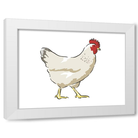 Barn Escape 1 White Modern Wood Framed Art Print by Prime, Marcus