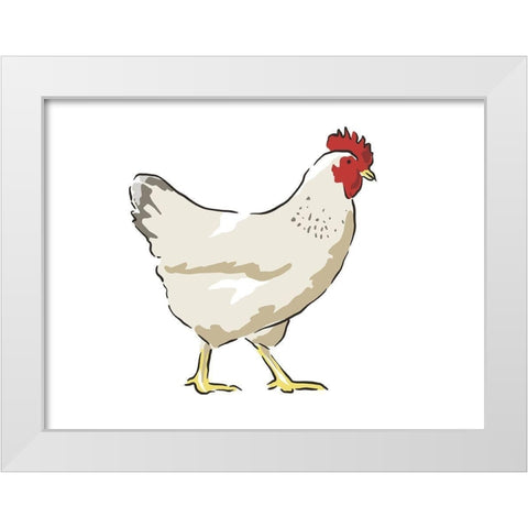 Barn Escape 1 White Modern Wood Framed Art Print by Prime, Marcus