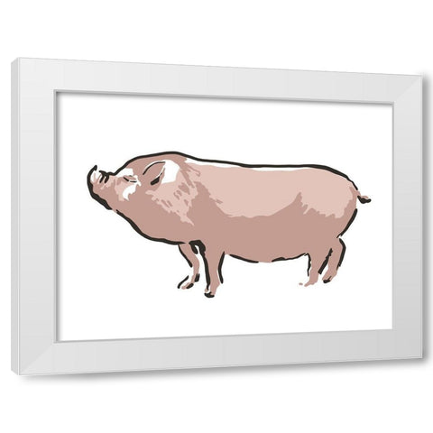 Barn Escape 3 White Modern Wood Framed Art Print by Prime, Marcus