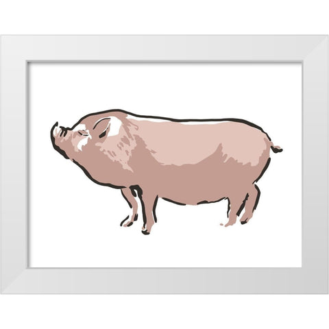 Barn Escape 3 White Modern Wood Framed Art Print by Prime, Marcus