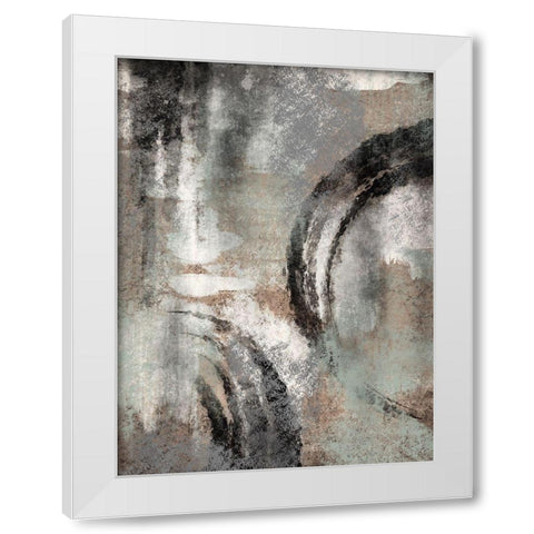 Cavernous Stains White Modern Wood Framed Art Print by Prime, Marcus